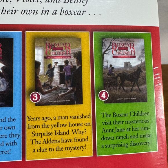 The Boxcar Children by Gertrude Chandler Warner PB Books 1 2 3 4 Box Set New - Picture 7 of 7